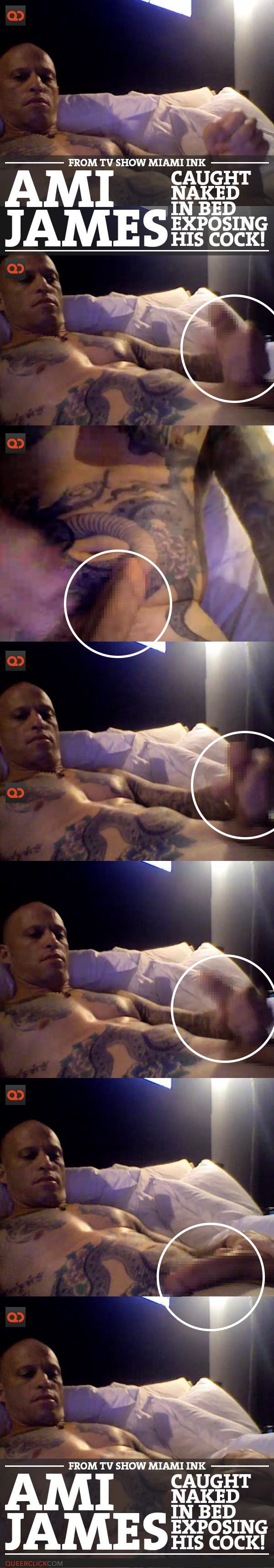 [UPDATED] Ami James, From TV Show Miami Ink, Caught Naked In Bed Exposing His Cock!