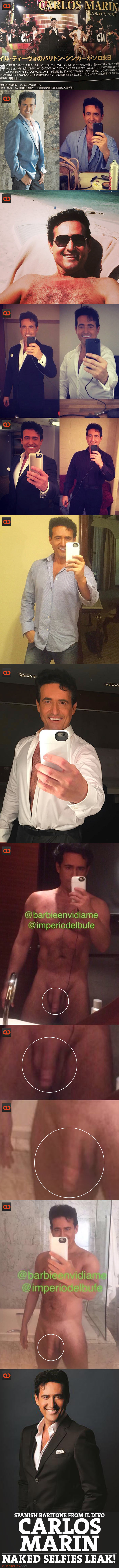 Carlos Marin, Spanish Baritone From Il Divo, Naked Selfies Leak!