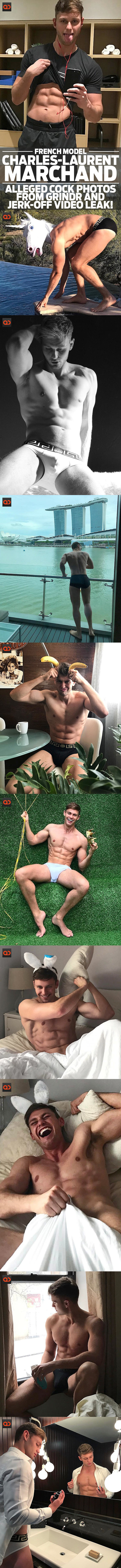 Charles-Laurent Marchand, French Model, Alleged Cock Photos From Grindr And Jerk-Off Video Leak!