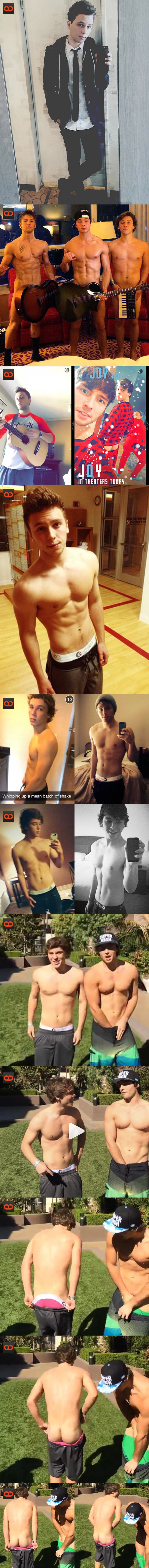 Keaton Stromberg, From Pop Band Emblem3, Allegedly Naked On Snapchat!