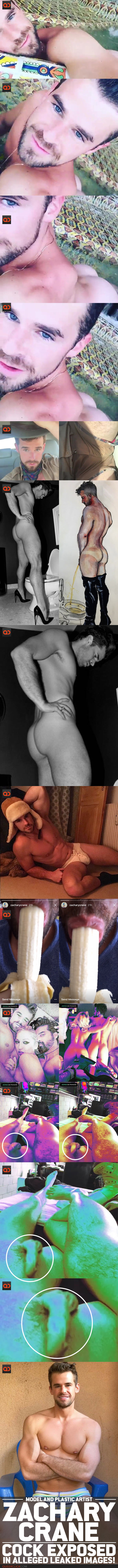 Zachary Crane, Model And Plastic Artist, Cock Exposed In Alleged Leaked Snap!