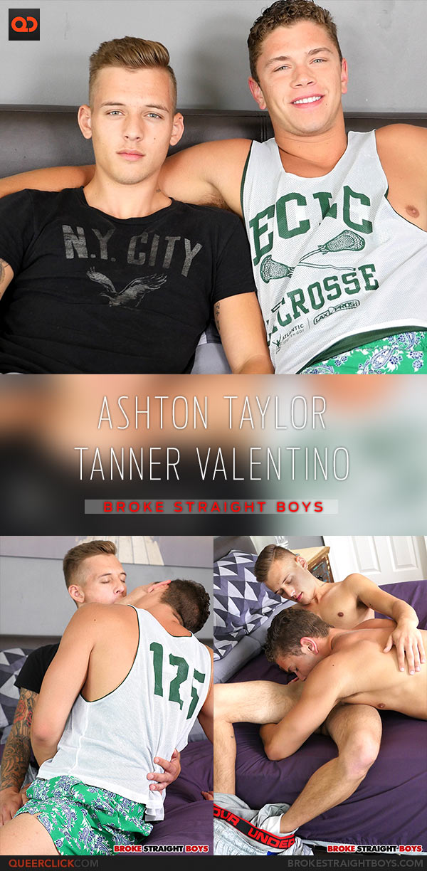 Broke Straight Boys: Ashton Taylor Fucks Tanner Valentino - Bareback