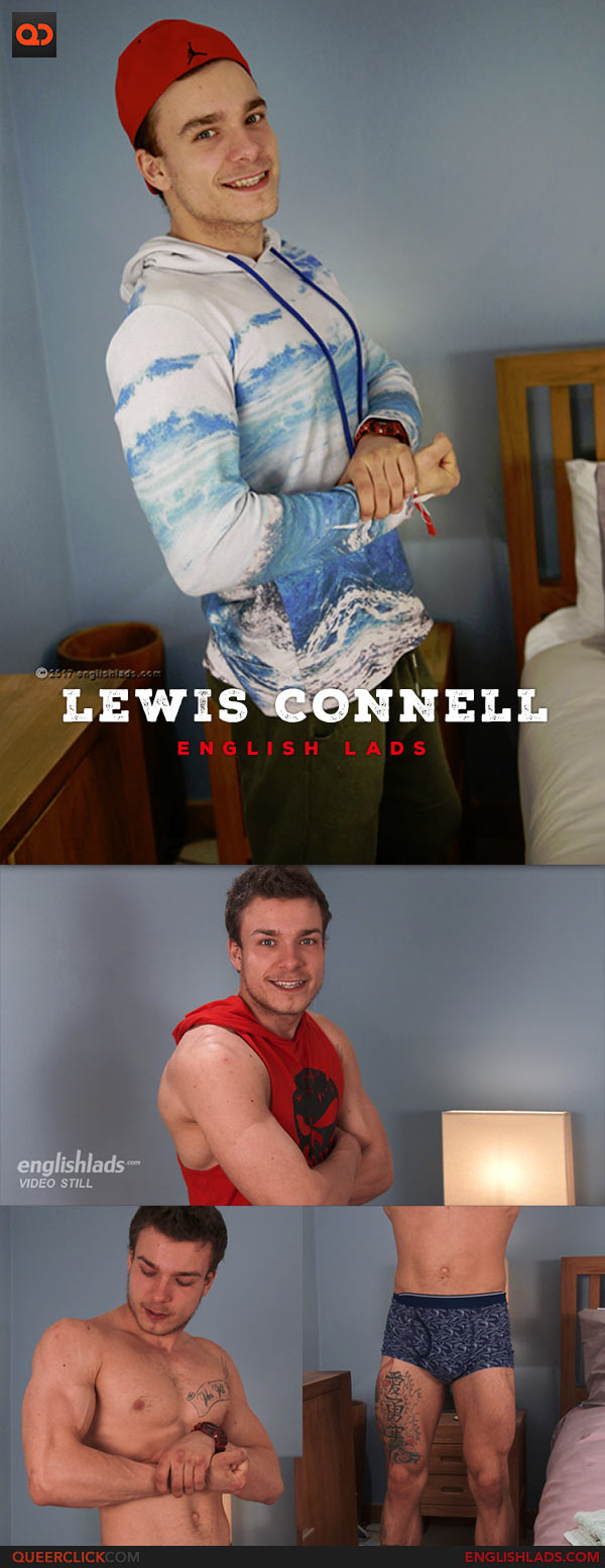 English Lads: Lewis Connell Gets his First Manhandling and Squirts Loads of Cum!