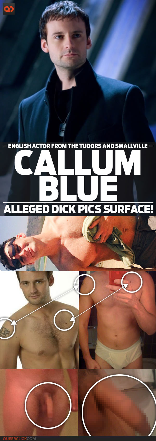 Callum Blue, English Actor From The Tudors And Smallville, Alleged Dick Pics Surface!