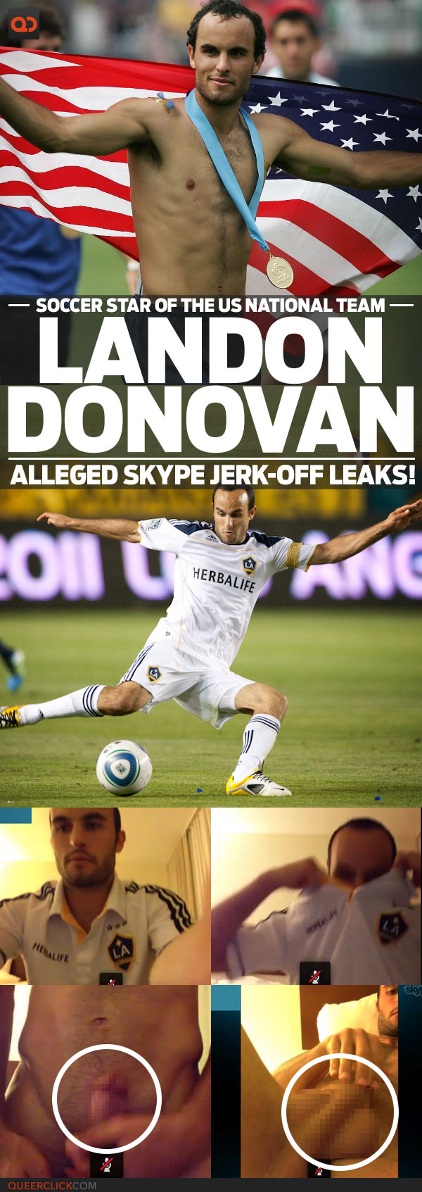 Landon Donovan, Soccer Star Of The US National Team, Alleged Skype Jerk-Off Leaks!