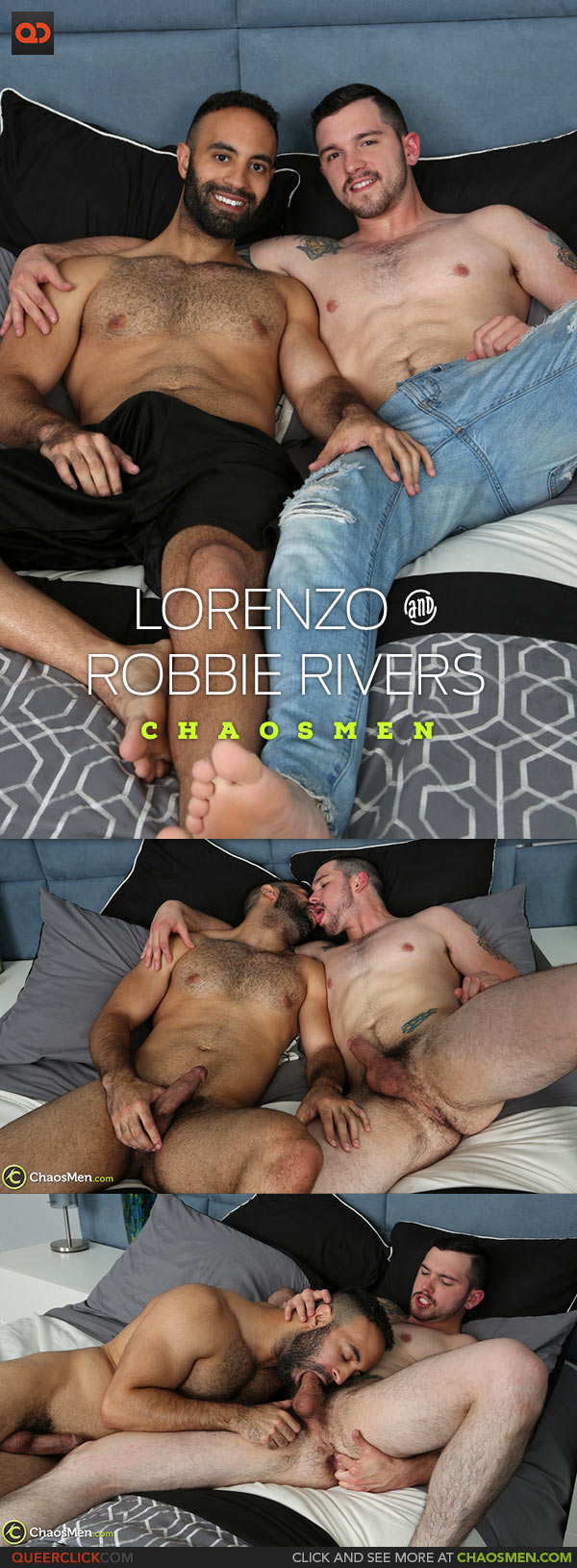 ChaosMen: Lorenzo and Robbie Rivers Flip Fuck - Bareback
