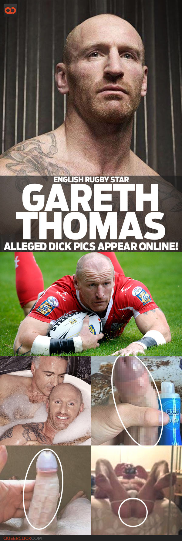 Gareth Thomas, English Rugby Star, Alleged Dick Pics Appear Online!