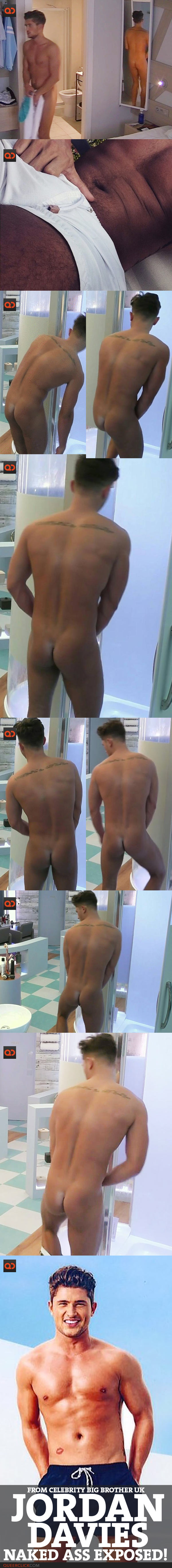 Jordan Davies, From Celebrity Big Brother UK, Naked Ass Exposed!