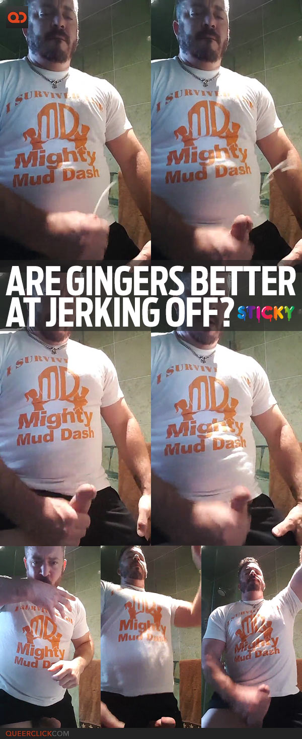 Hot Stocky Daddy Strokes His “Mighty” Cock!