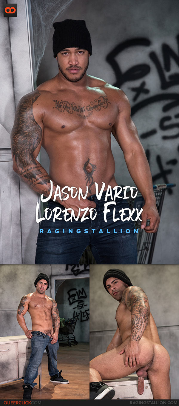 Raging Stallion: Jason Vario Fucks Lorenzo Flexx