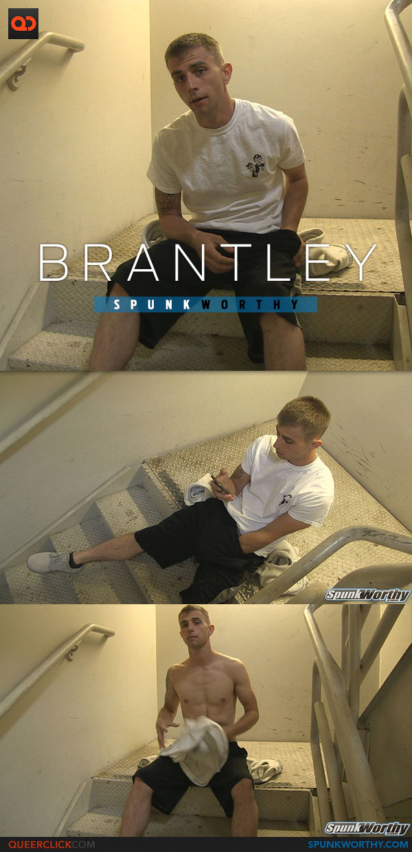 SpunkWorthy: Brantley Beats His Meat in a Public Stairwell