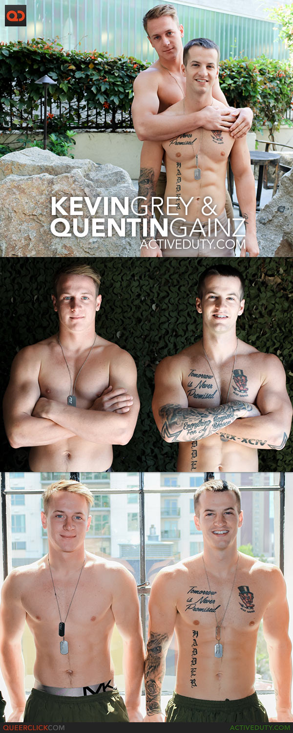 Active Duty: Kevin Grey and Quentin Gainz Flip Fuck