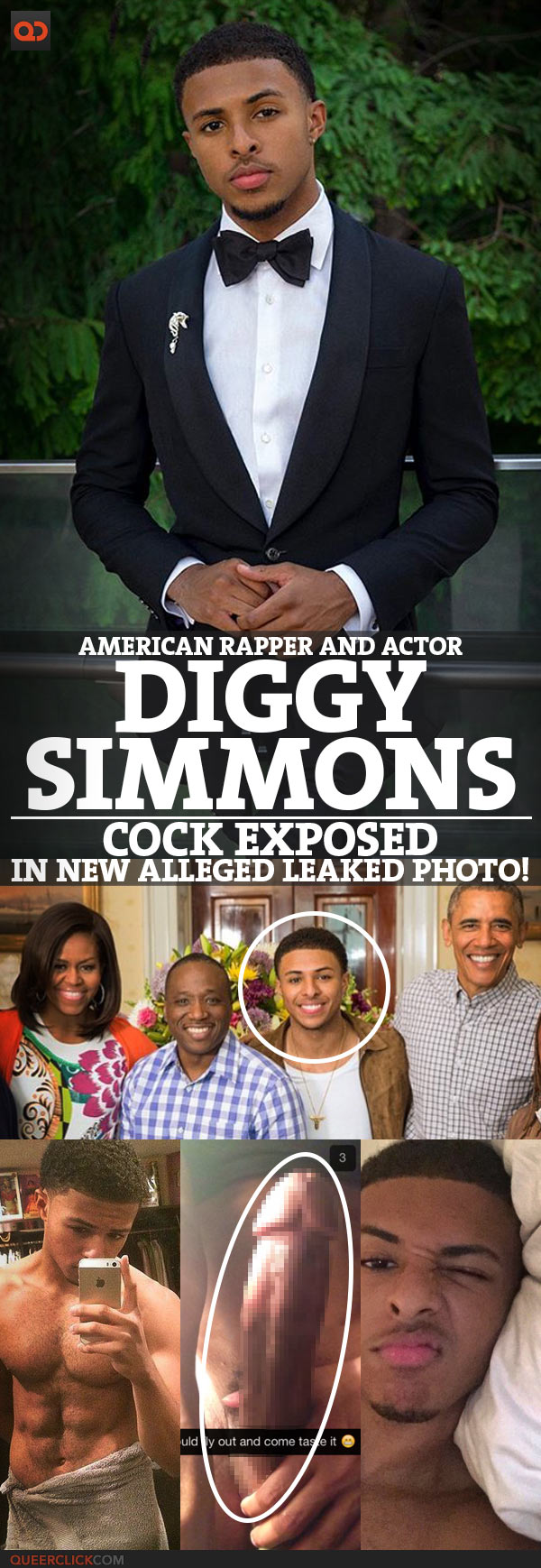 Diggy Simmons, American Rapper And Actor, Cock Exposed In New Alleged Leaked Photo!