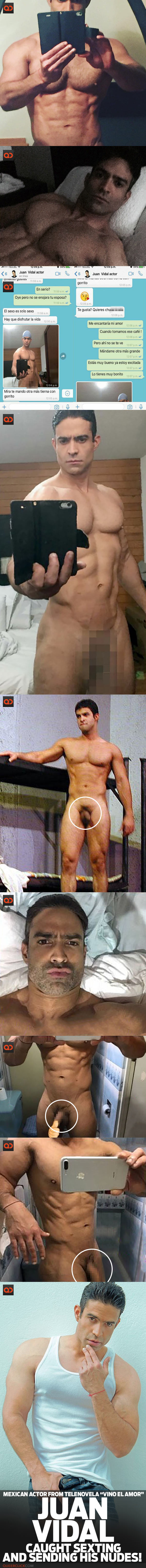 Juan Vidal, Mexican Actor From Telenovela “Vino El Amor”, Caught Sexting And Sending His Nudes!