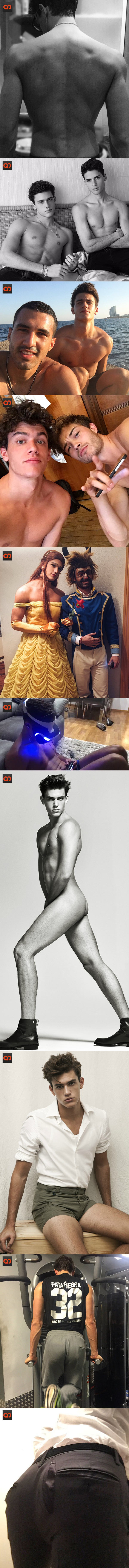 Xavier Serrano, Spanish Super Model, Alleged Cock Exposed In Leaked Snapchat Pics!