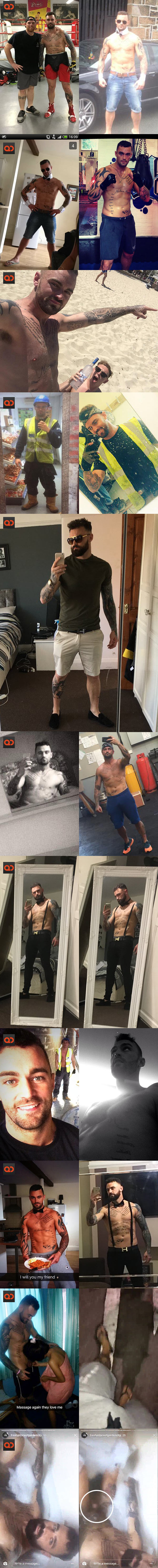Robbie Gaine, Welsh Boxer, Once Again Brags About His Big Cock In New Leaked Pics!