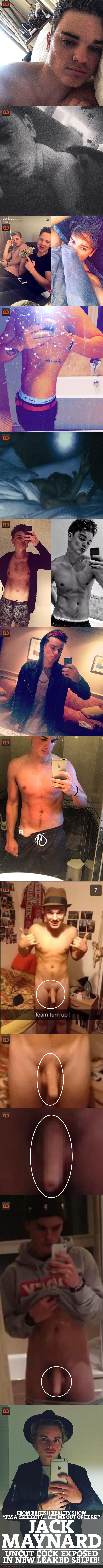 Jack Maynard, From British Reality Show “I'm A Celebrity… Get Me Out Of Here!”, Uncut Cock Exposed In Leaked Selfie!