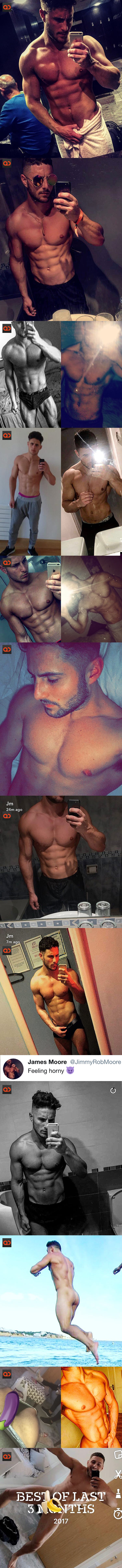James Moore, From Ex On The Beach, Gets His Horny Mood On In Explicit Leaked Cock Snaps!