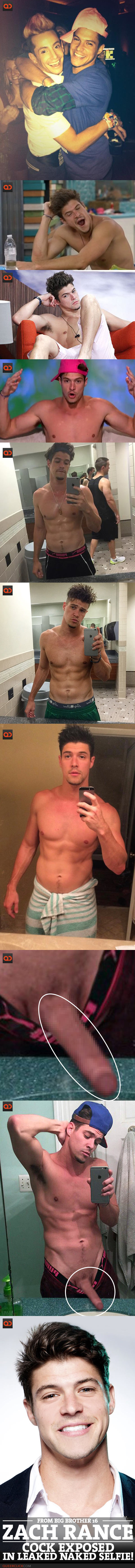 Zach Rance, From Big Brother 16, Cock Exposed In Leaked Naked Selfie!