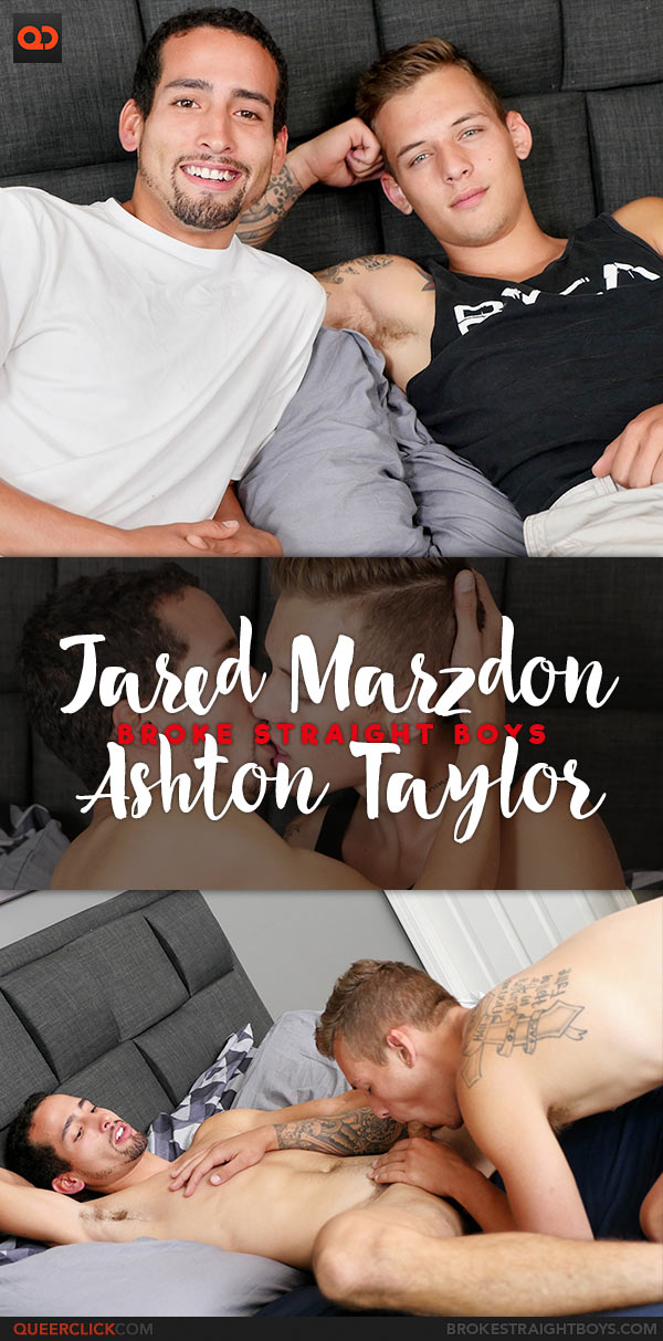 Broke Straight Boys: Ashton Taylor Fucks Jared Marzdon Bareback