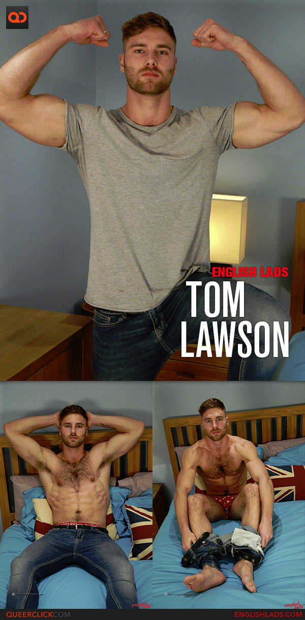 English Lads: Tom Lawson Gets his First Manhandling and Cums a Huge Load