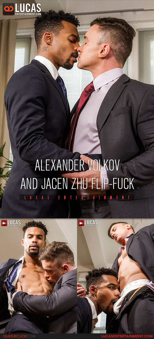 Lucas Entertainment: Alexander Volkov and Jacen Zhu Flip Fuck Bareback