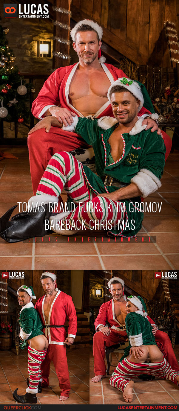 Lucas Entertainment: Tomas Brand Fucks Klim Gromov - Bareback Christmas