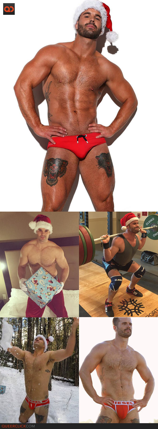 Ten Sexy Santas To Stuff Your Christmas Stocking!