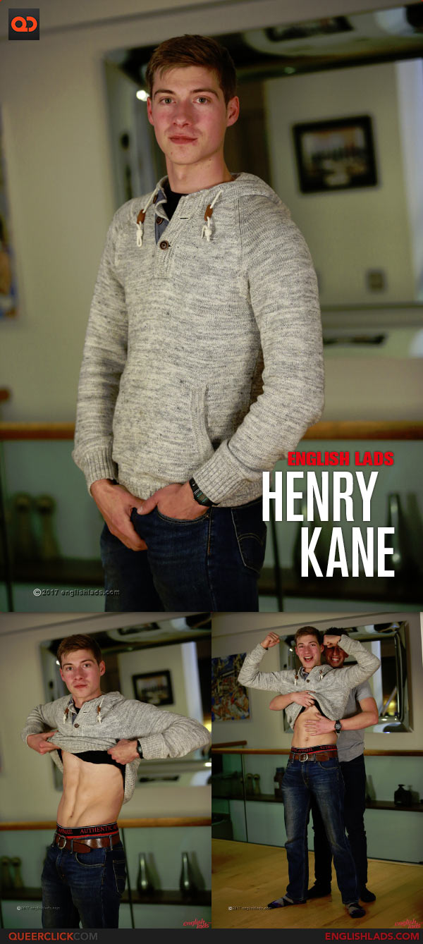 English Lads: Young Blond Personal Trainer Henry Kane - Cousin Jerry Lends a Hand!