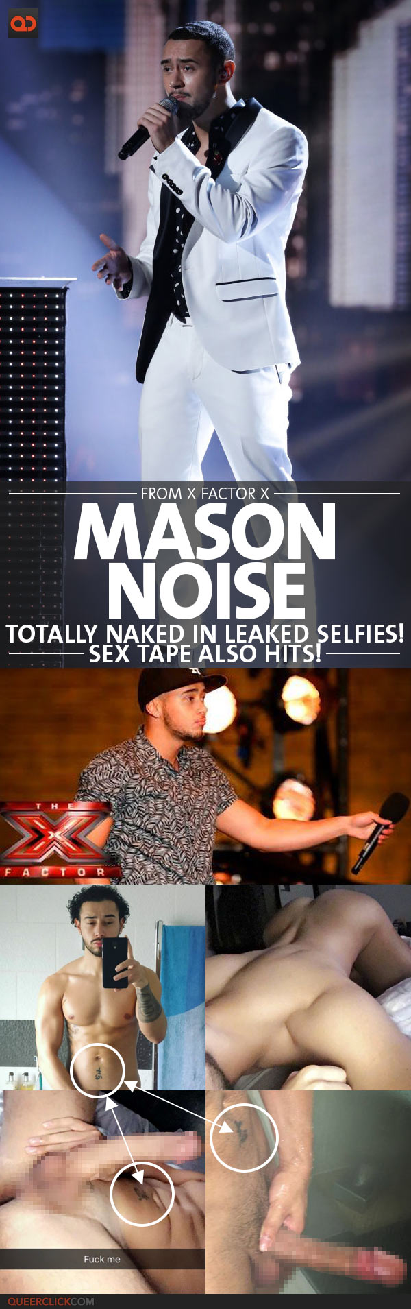 Mason Noise, From X Factor UK, Totally Naked In Leaked Selfies! - Sex Tape Also Hits!