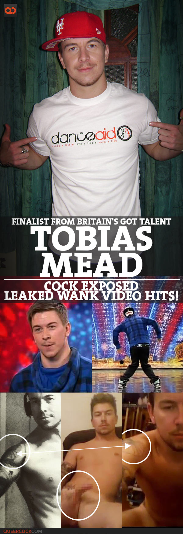 Tobias Mead, Finalist From Britain's Got Talent, Cock Exposed - Leaked Wank Video Hits!