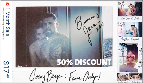 CockyBoys 50% Discount Sale!