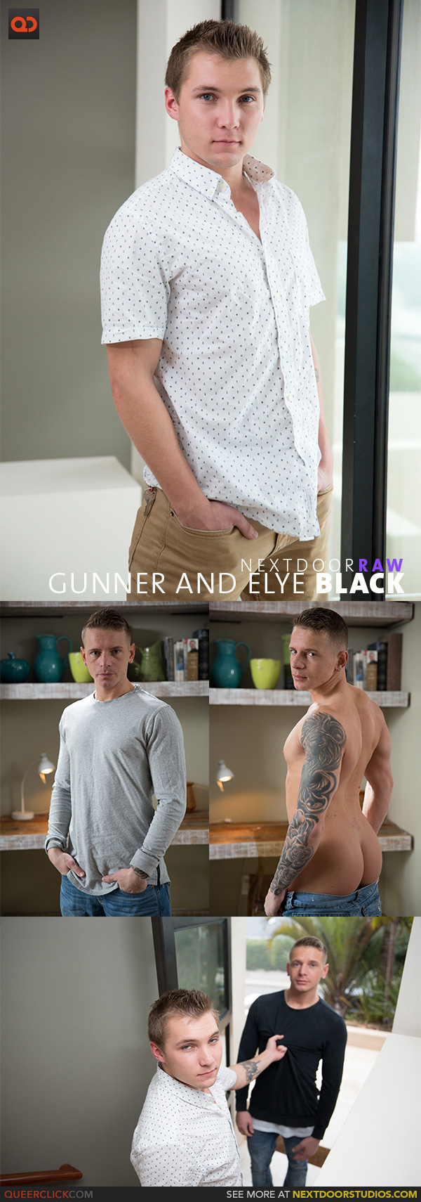 Next Door Studios:  Gunner and Elye Black
