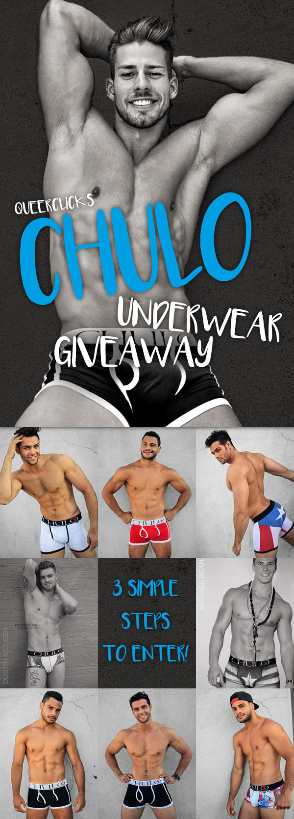 CHULO Underwear Giveaway - Round 1