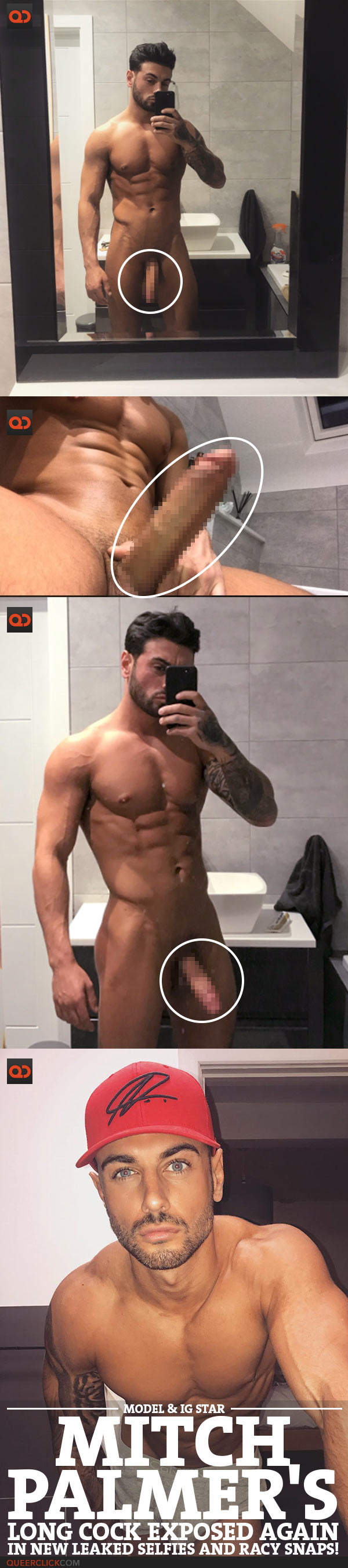 Mitch Palmer's Long Cock Exposed Again In New Leaked Selfies And Racy Snaps!