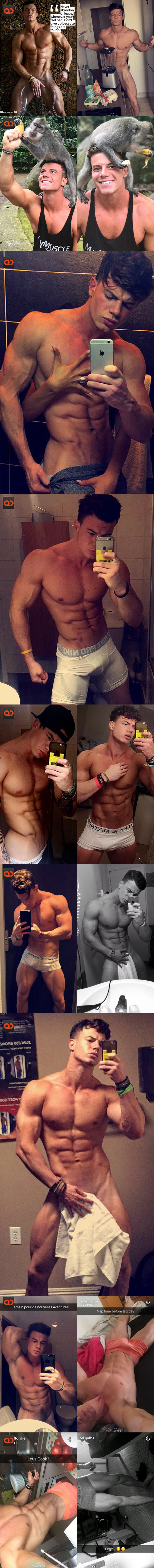 Adrien Laurent, French Fitness Model And IG Star From TV Show Friends Trip, Cock Exposed In Leaked Sex Tape!