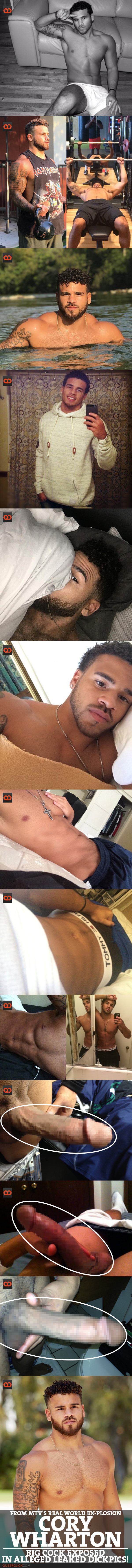 Cory Wharton, From MTV's Real World Ex-Plosion, Big Cock Exposed In Alleged Leaked Dickpics!