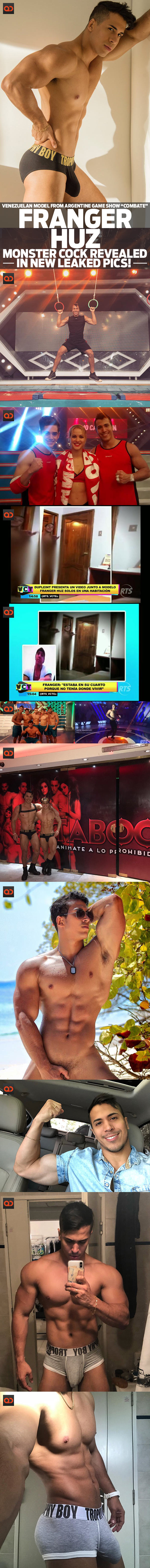 Franger Huz, Venezuelan Model From Argentine Game Show “Combate”, Monster Cock Revealed In New Leaked Pics!