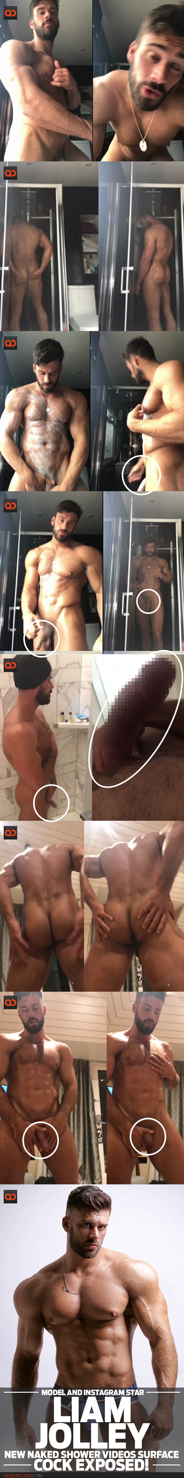 Liam Jolley, Model And Instagram Star, New Naked Shower Videos Surface - Cock Exposed!
