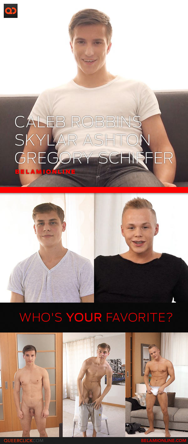Bel Ami Online: Caleb Robbins, Skylar Ashton and Gregory Schiffer - Who's your favorite?