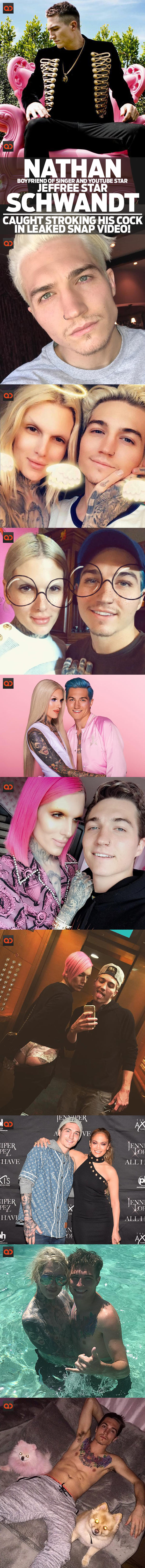 Nathan Schwandt, Boyfriend Of Singer And Youtube Star Jeffree Star, Caught Stroking His Cock In Leaked Snaps Video!