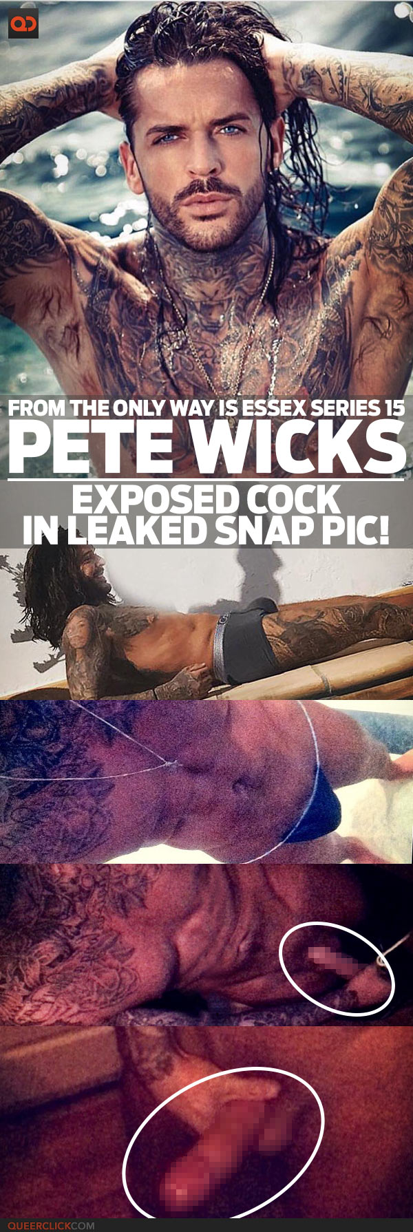 Pete Wicks, From The Only Way Is Essex Series 15, Exposed Cock In Leaked Snap Pic!