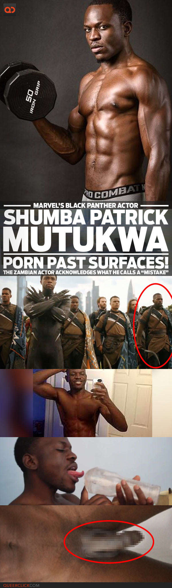 600px x 2054px - Shumba Patrick Mutukwa, Marvel's Black Panther Actor, Porn Past Surfaces! -  The Zambian Actor Acknowledges What He Calls A â€œMistakeâ€ - QueerClick