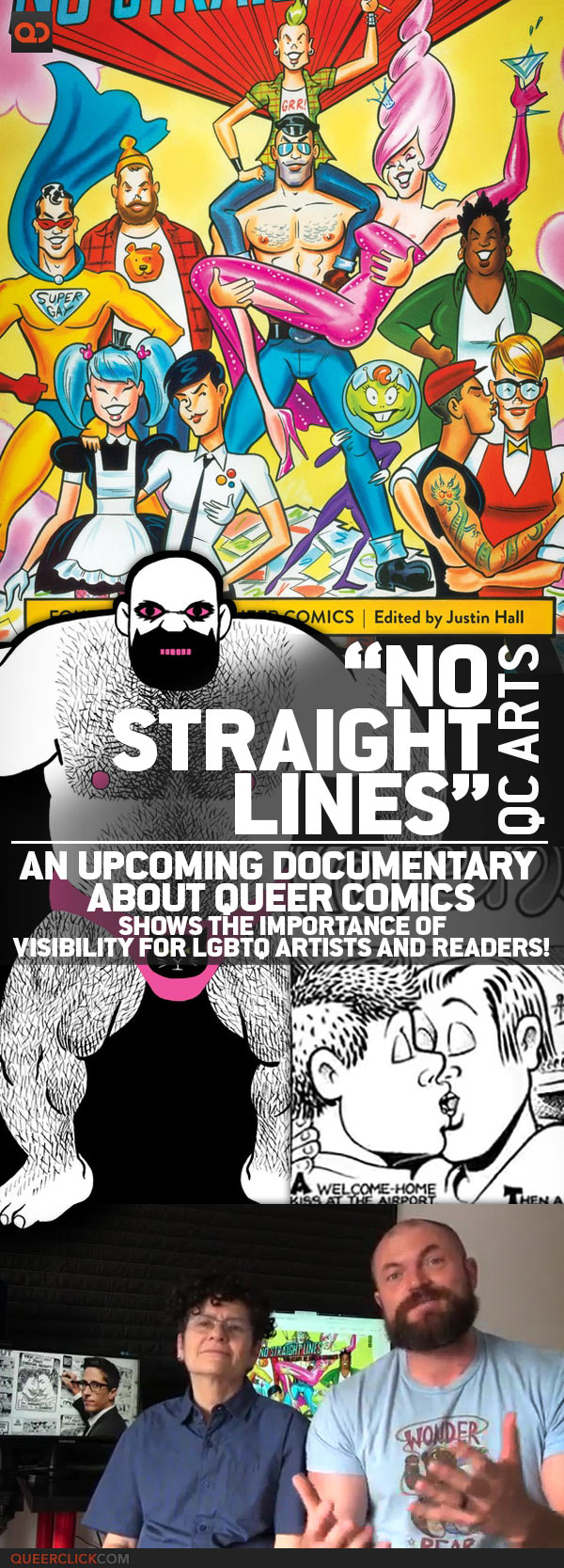 “No Straight Lines” An Upcoming Documentary About Queer Comics Shows The Importance Of LGBTQ Visibility!