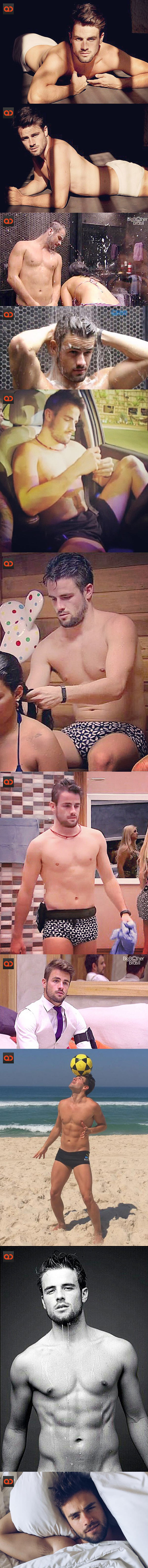 Rafael Licks, From Big Brother Brazil, Exposes His Latin Cock On National TV!