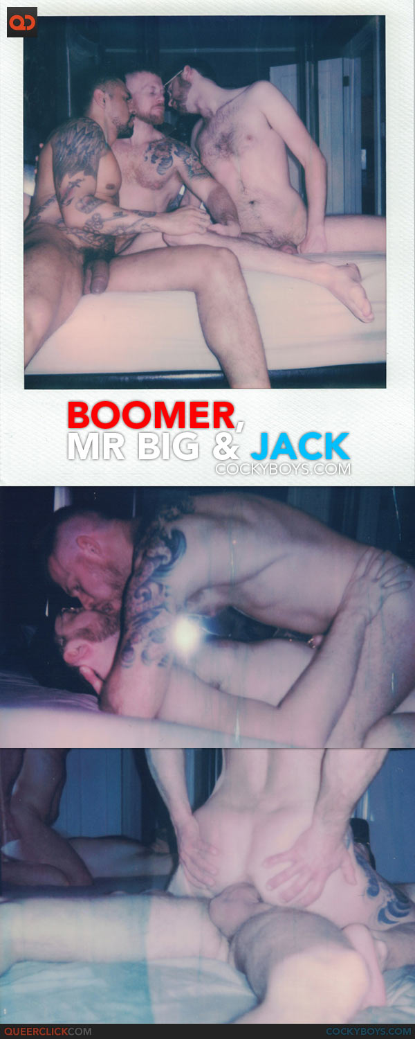 CockyBoys: Fans Only - Sizzling HOT Threeway DP with Boomer Banks, Mr Big and Jack Vidra