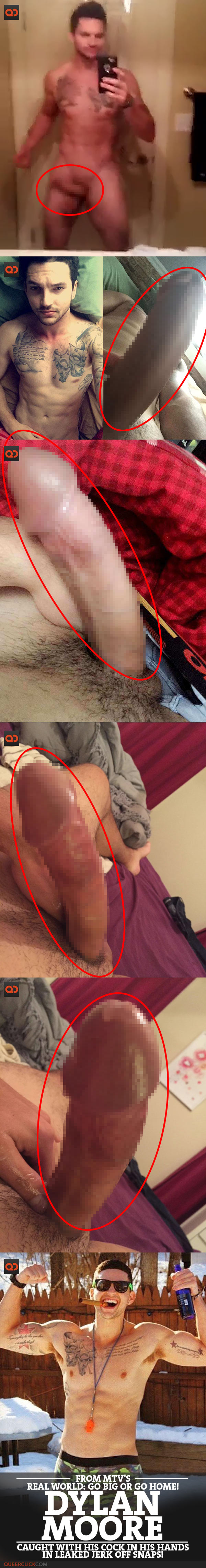 Dylan Moore, From MTV's Real World Go Big Or Go Home, Caught With His Cock In His Hands In Leaked Jerk Off Snaps!