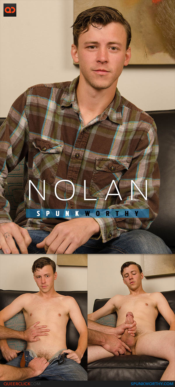 SpunkWorthy: Nolan - First Blowjob