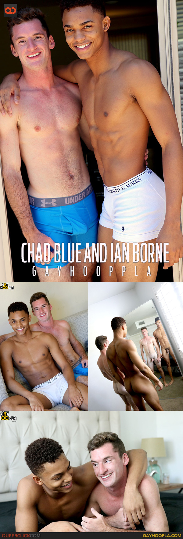 GayHoopla: Chad Blue Fucked For The First Time On Camera By Ian Borne