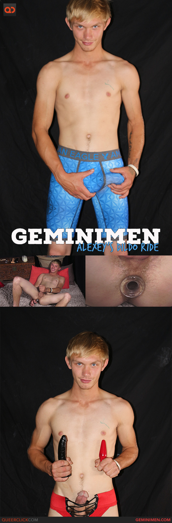 Gemini Men: Mr. Alexey’s WILD Dildo Ride